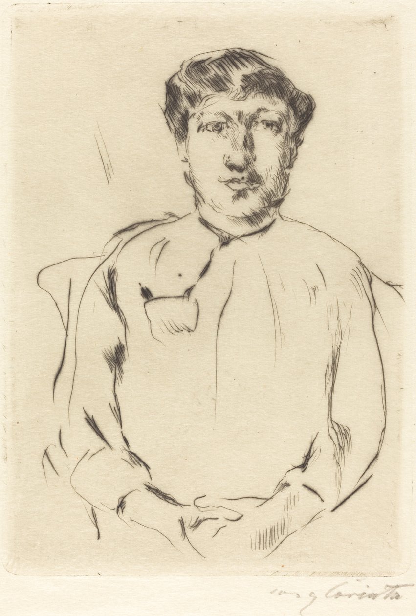 Frauenbildnis (Portrét ženy) od Lovis Corinth