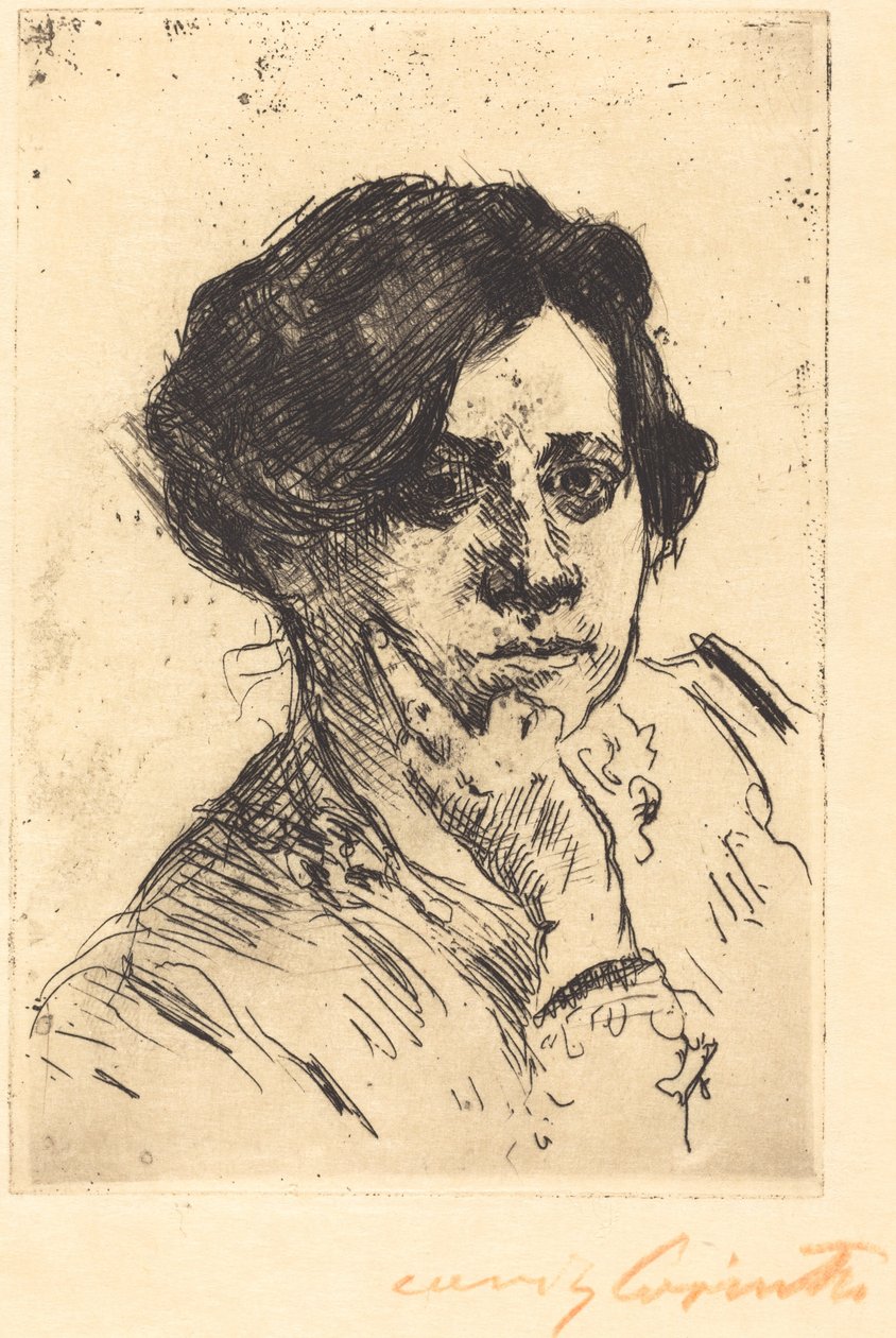 Hlava ženy od Lovis Corinth
