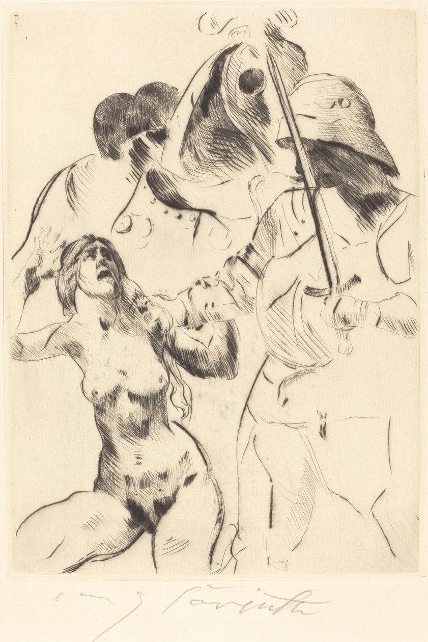 Únos ženy III Únos III, 1914. od Lovis Corinth