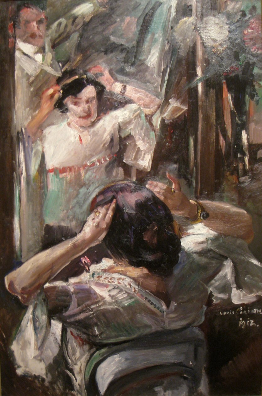Německy: Vor dem Spiegel U zrcadla od Lovis Corinth