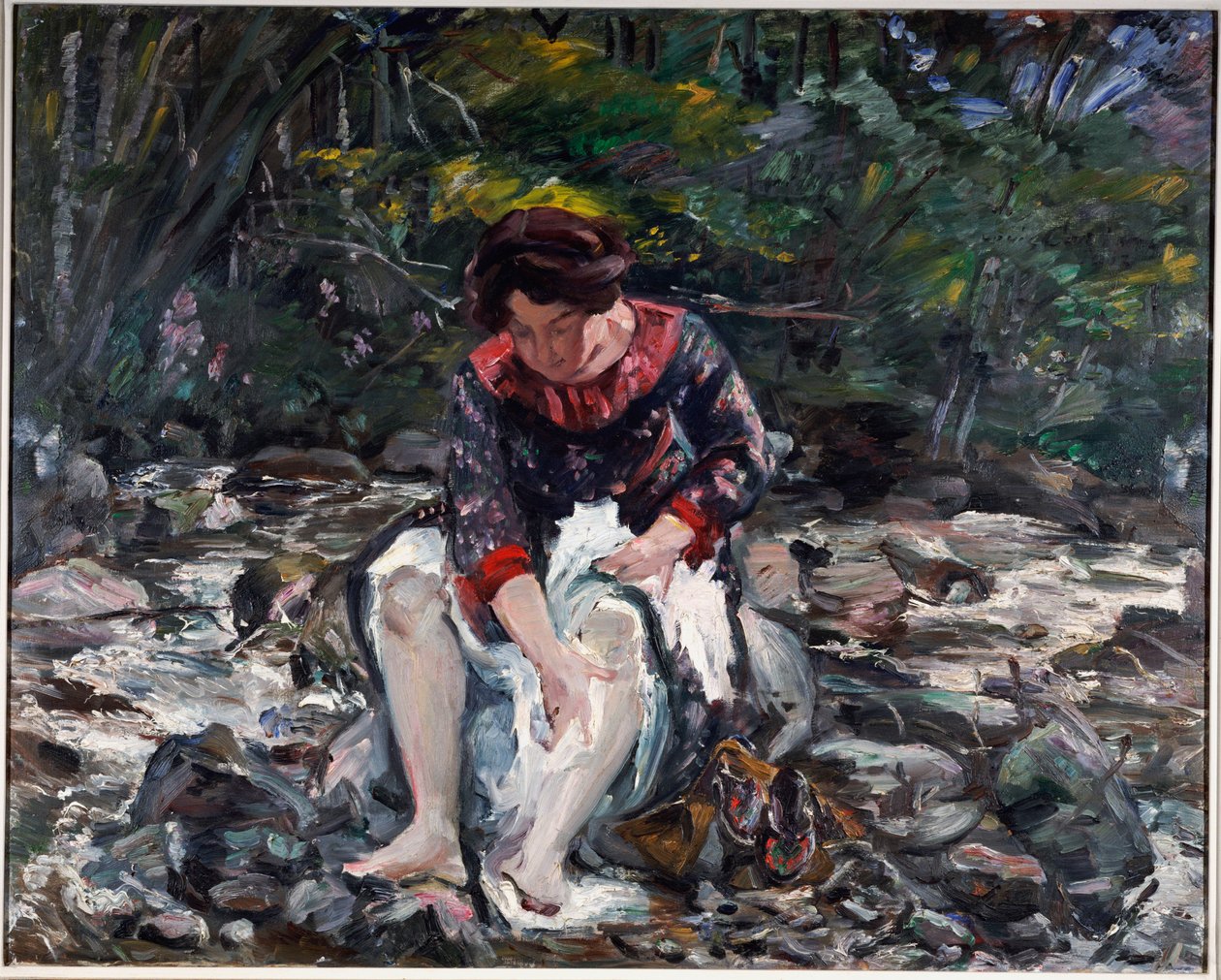 Dívka v potoce, 1913 od Lovis Corinth