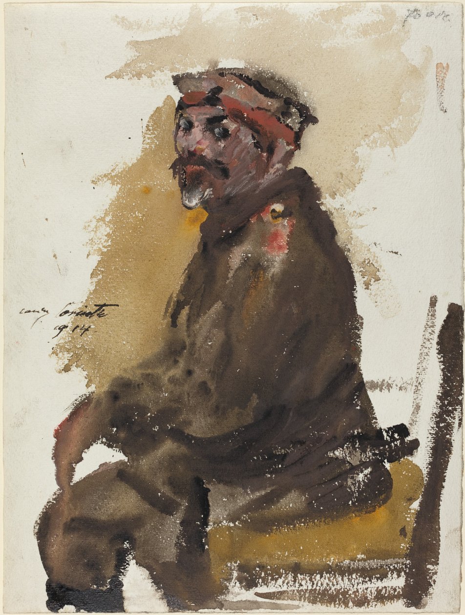Hermann Struck v uniformě od Lovis Corinth