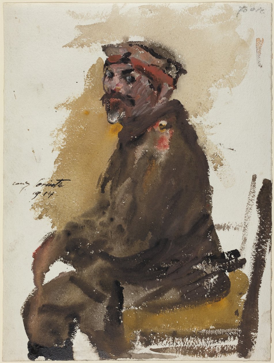 Hermann Struck v uniformě od Lovis Corinth
