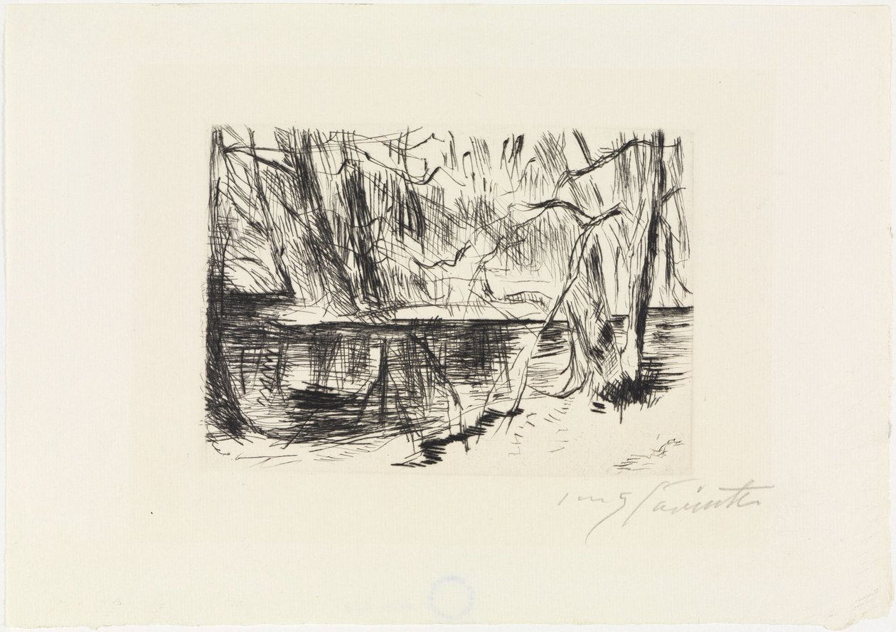 V Tiergartenu od Lovis Corinth