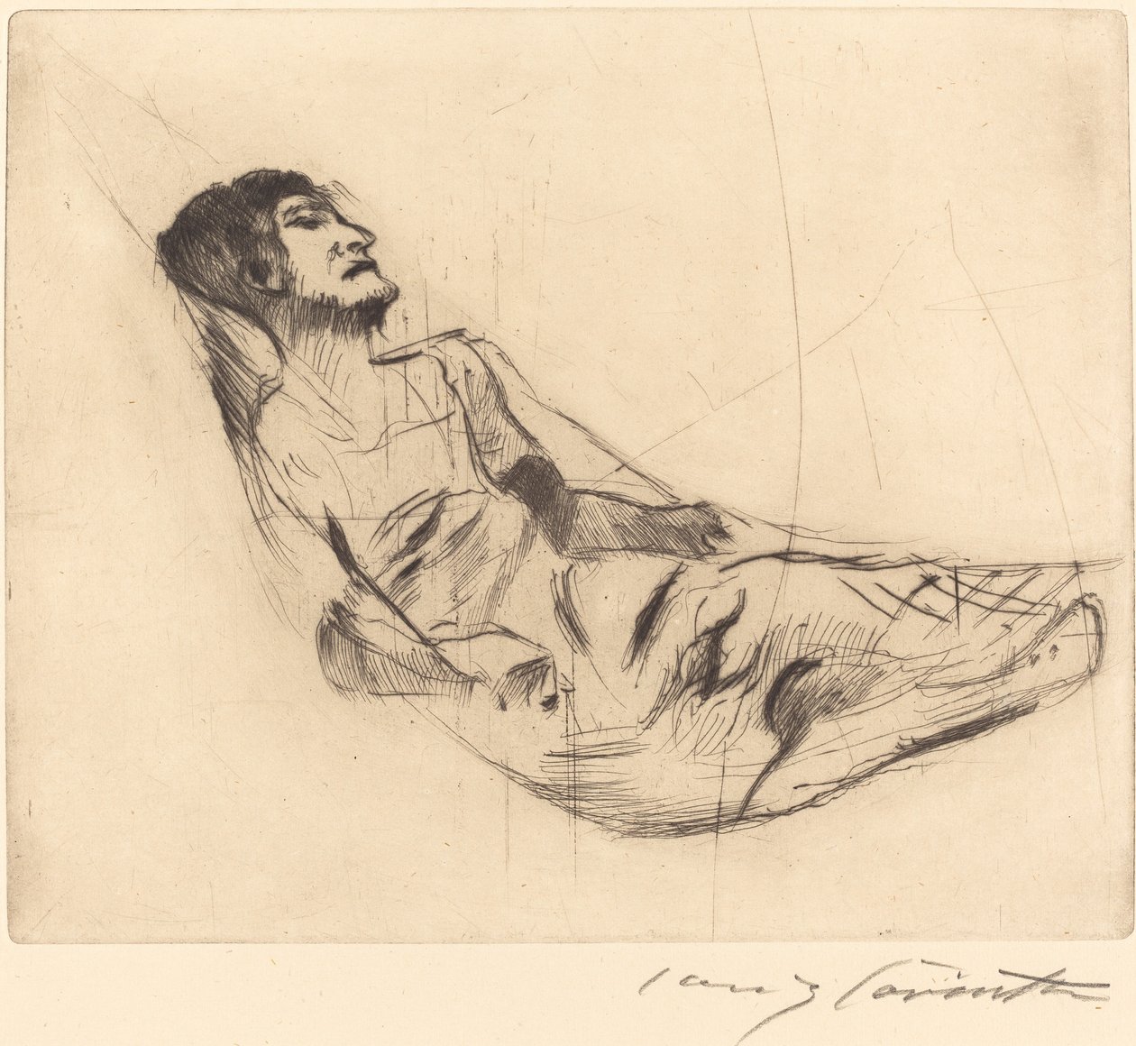 V Houpací síti II od Lovis Corinth