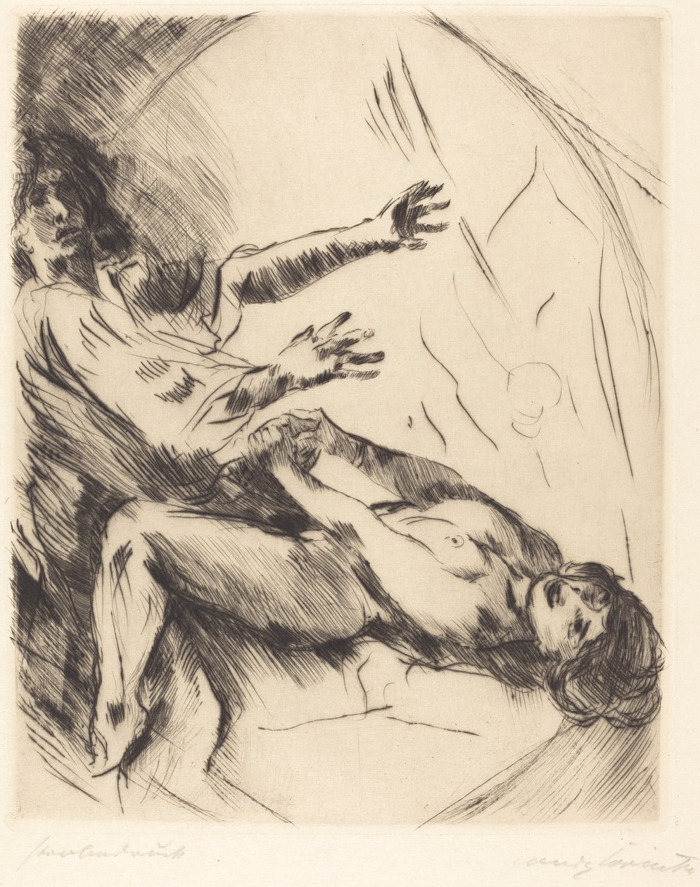 Joseph und Potiphars Weib I Josef a Potifarova žena I, 1914. od Lovis Corinth