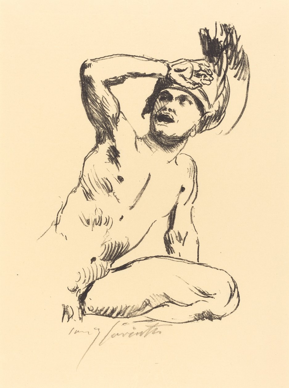 Klečící válečník I od Lovis Corinth