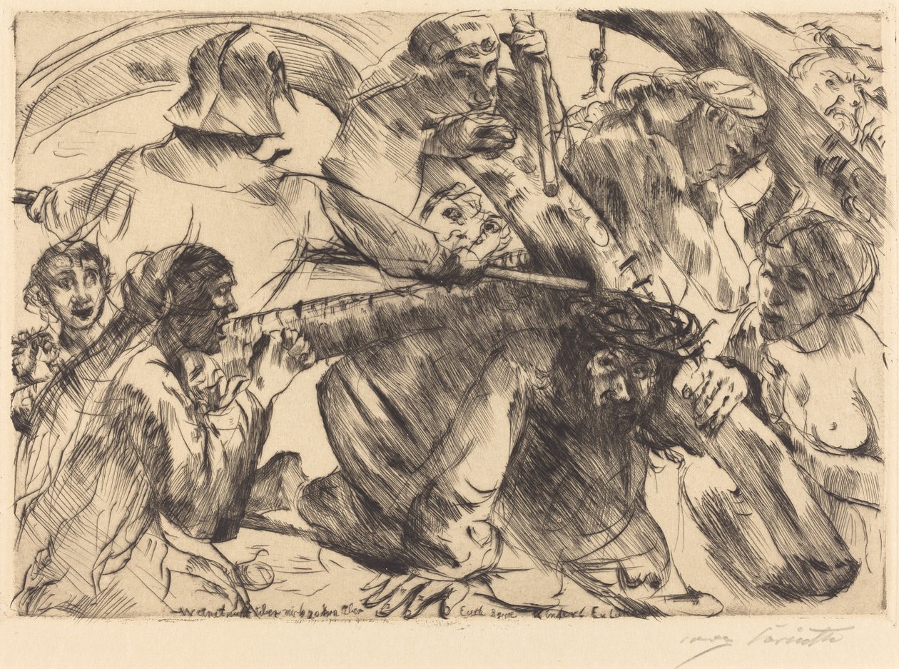 Kristus nesoucí kříž od Lovis Corinth