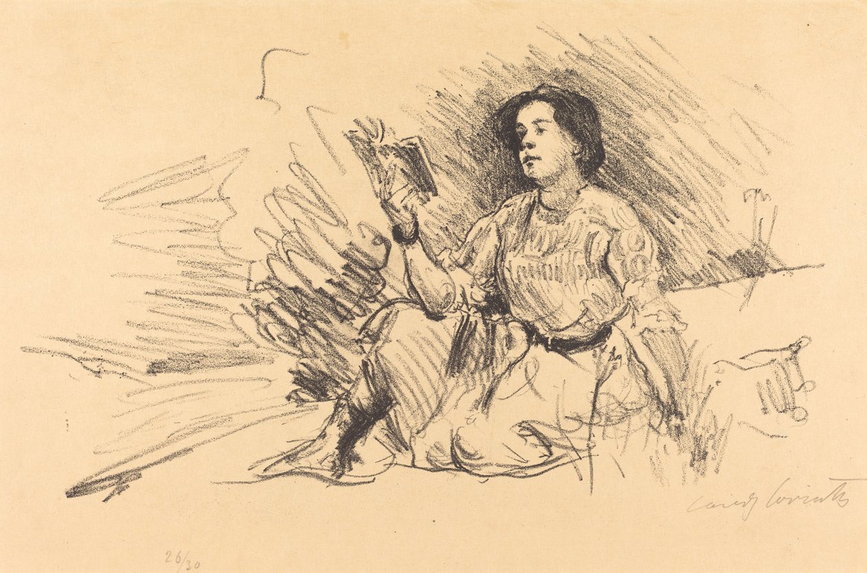 Dívčí čtení, 1911. od Lovis Corinth