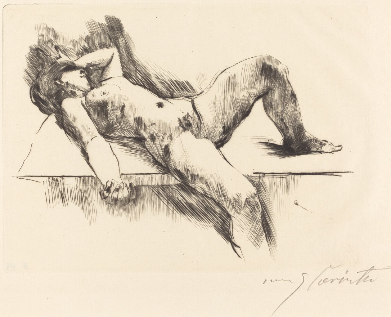 Ležící ženský akt III, 1913. od Lovis Corinth