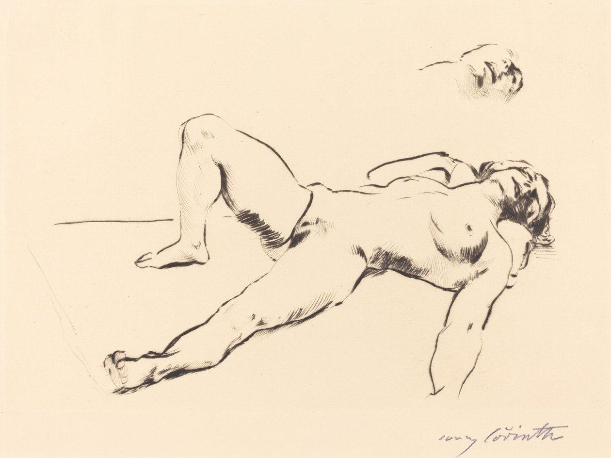 Ležící ženský akt II, 1912. od Lovis Corinth