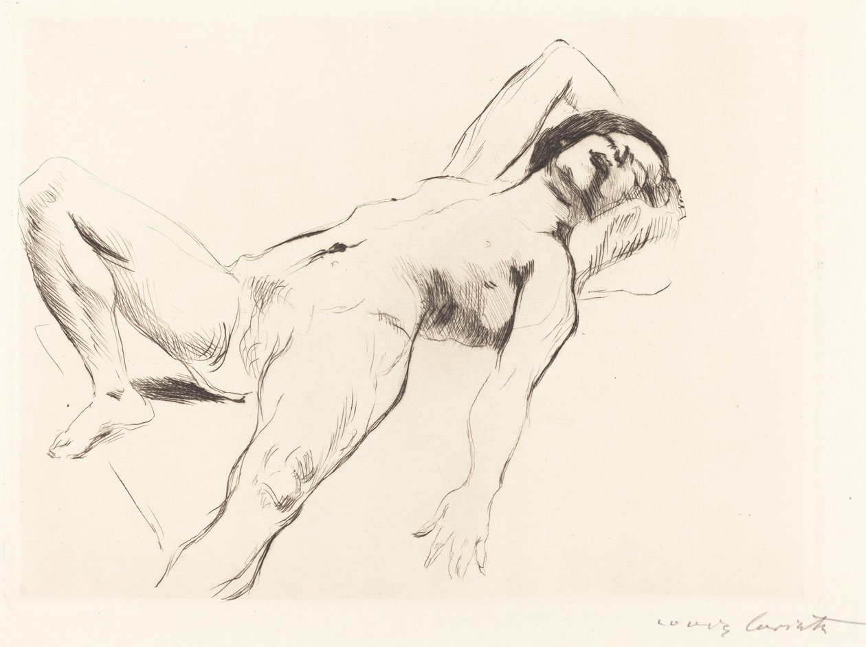 Ležící ženský akt I Ležící ženský akt I, 1912. od Lovis Corinth