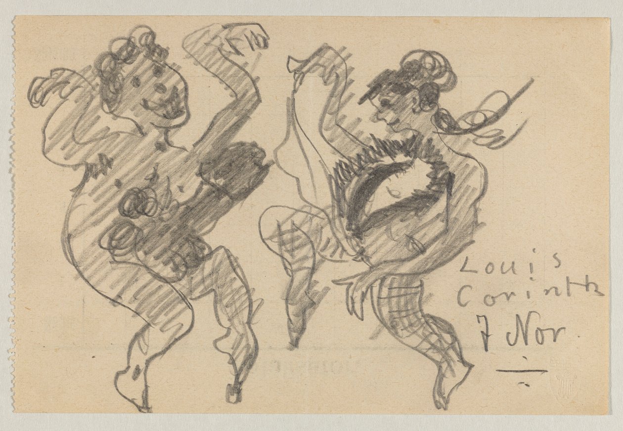 Lovis Corinth a Carl Strathmann od Lovis Corinth