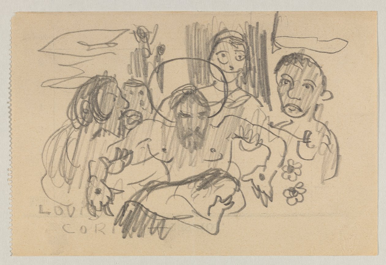 Lovis Corinth a Carl Strathmann od Lovis Corinth