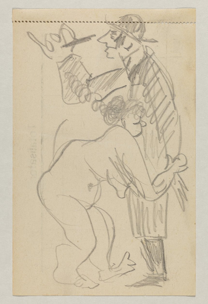 Lovis Corinth a Carl Strathmann od Lovis Corinth