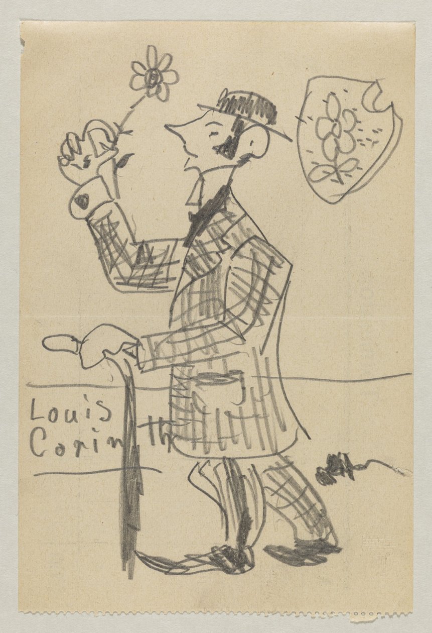 Lovis Corinth a Carl Strathmann od Lovis Corinth