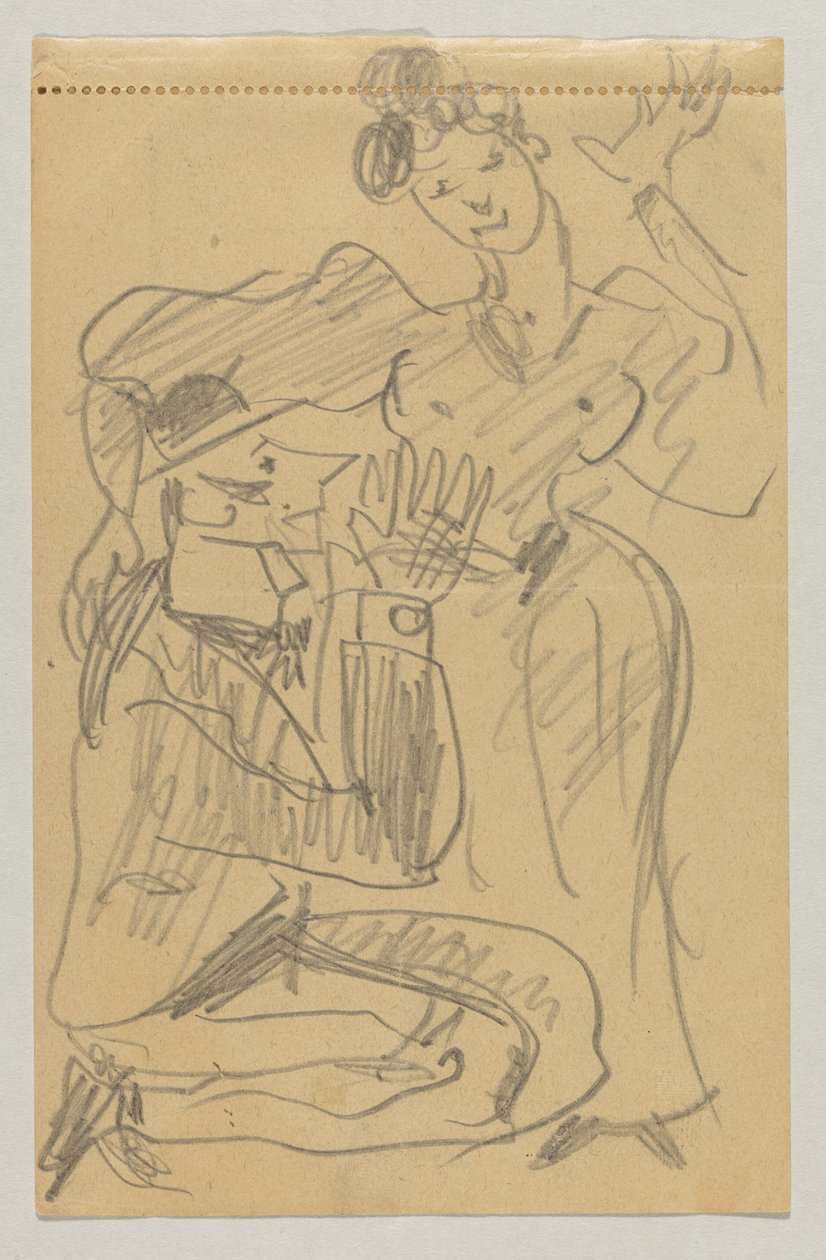 Lovis Corinth a Carl Strathmann od Lovis Corinth