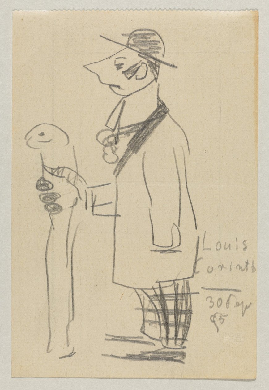 Lovis Corinth a Carl Strathmann od Lovis Corinth