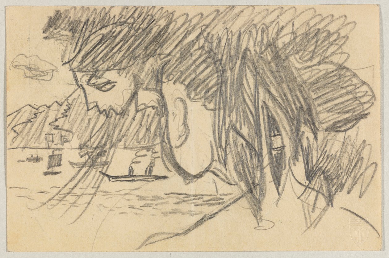 Lovis Corinth Carlu Strathmannovi: pohlednice, razítko 25. března 1908 od Lovis Corinth