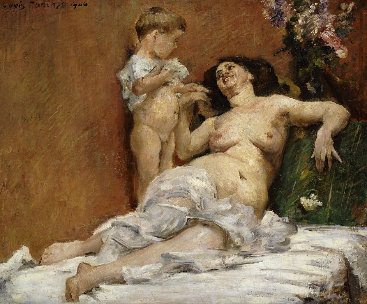 Matka a dítě; Matka a dítě, 1906 od Lovis Corinth