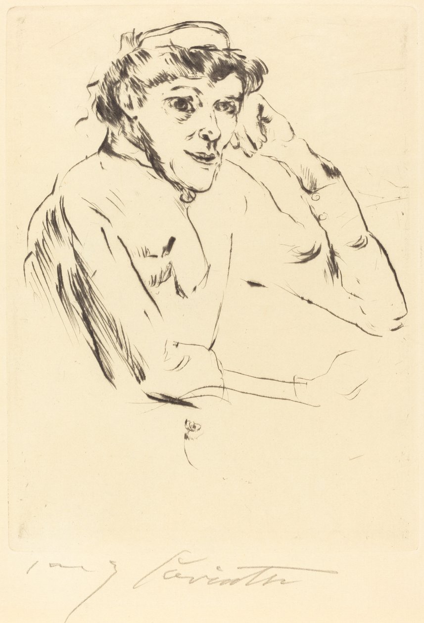 zdravotní sestřička od Lovis Corinth