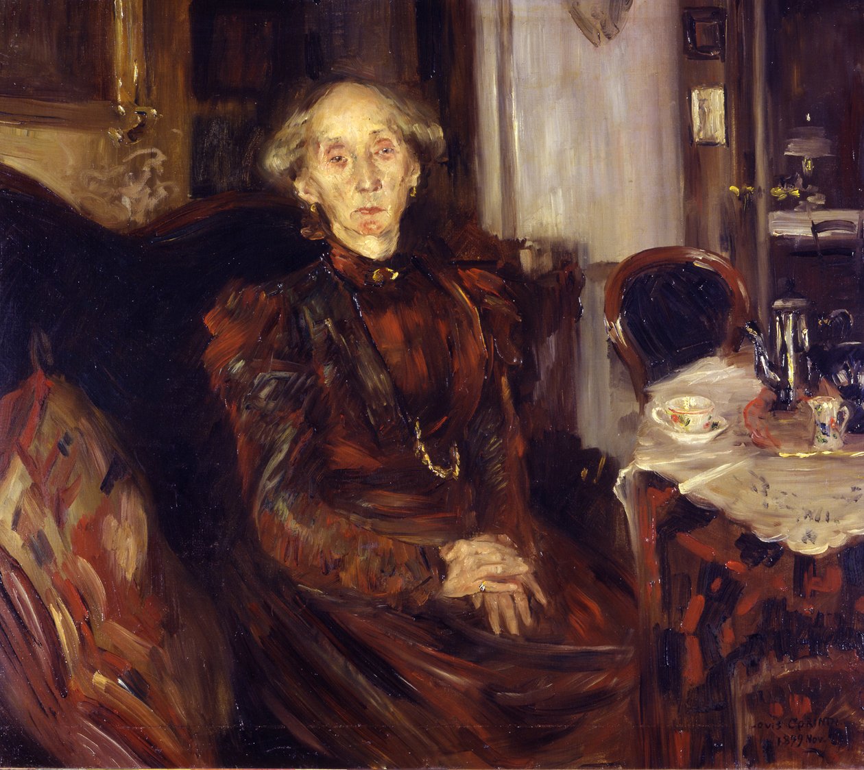 Portrét matky Rosenhagenové od Lovis Corinth