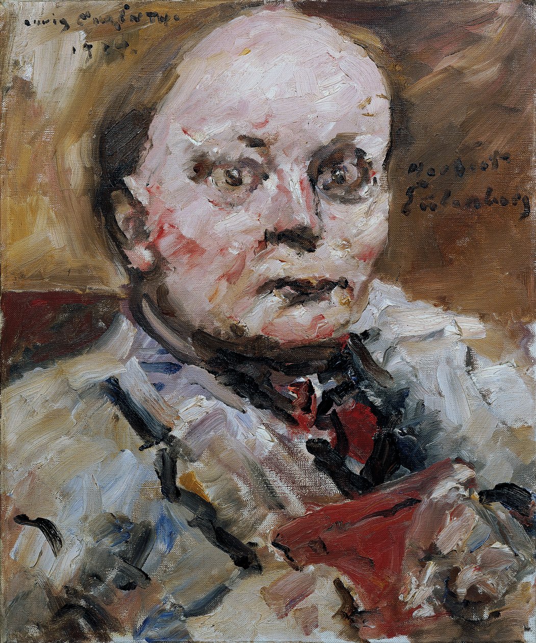 Portrét básníka Herberta Eulenberga, 1924. od Lovis Corinth