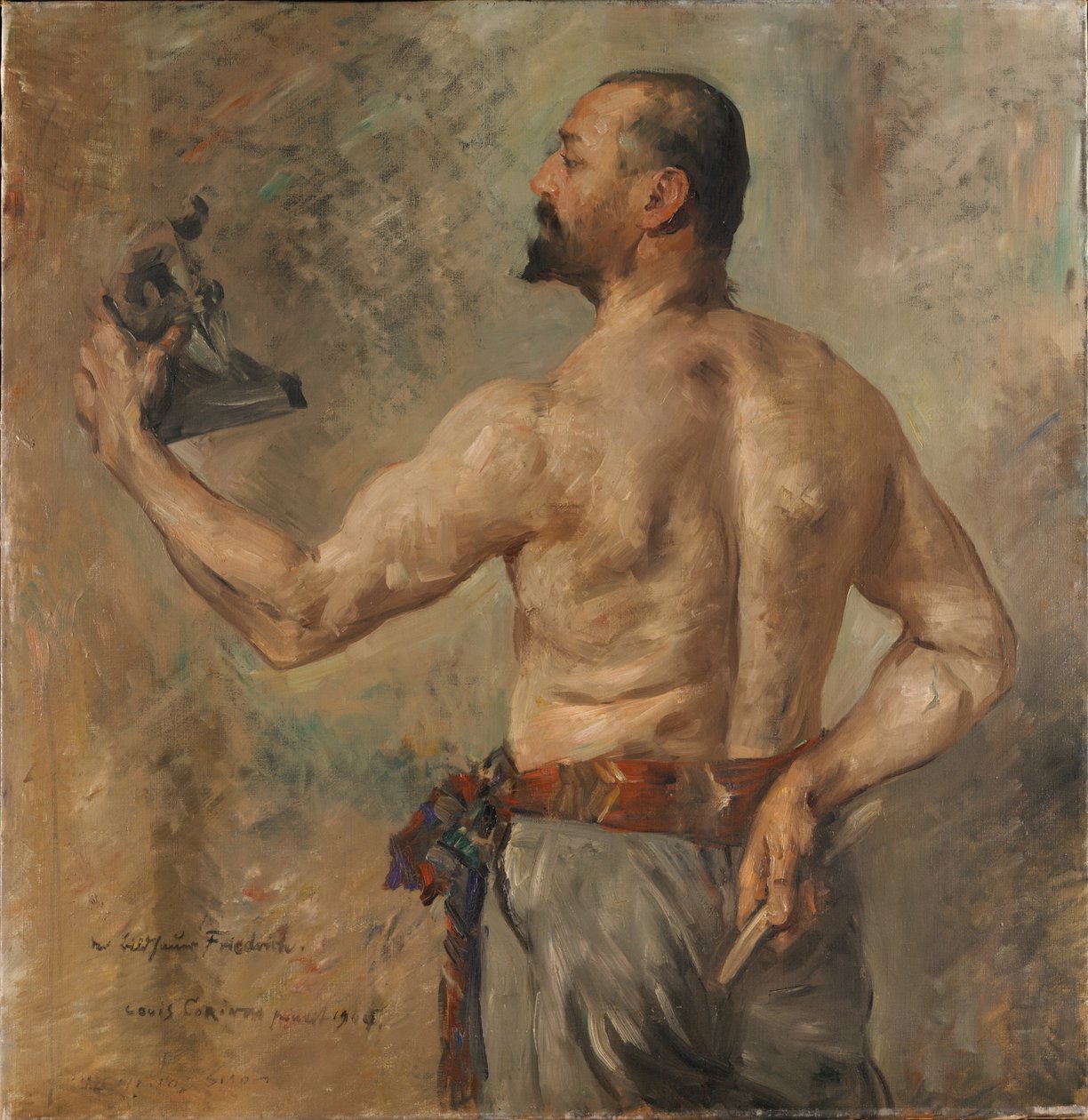 Portrét sochaře Friedricha od Lovis Corinth