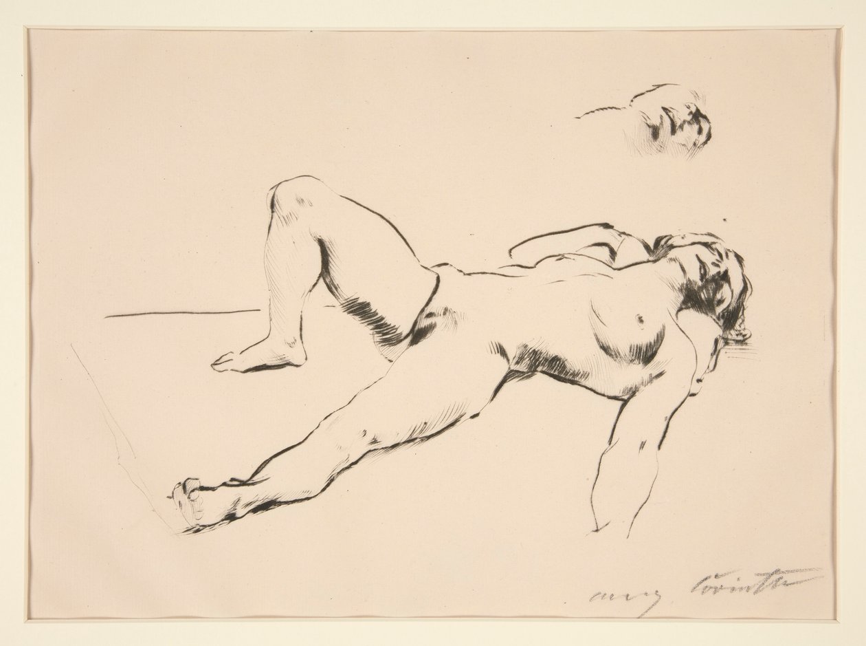 Ležící akt od Lovis Corinth