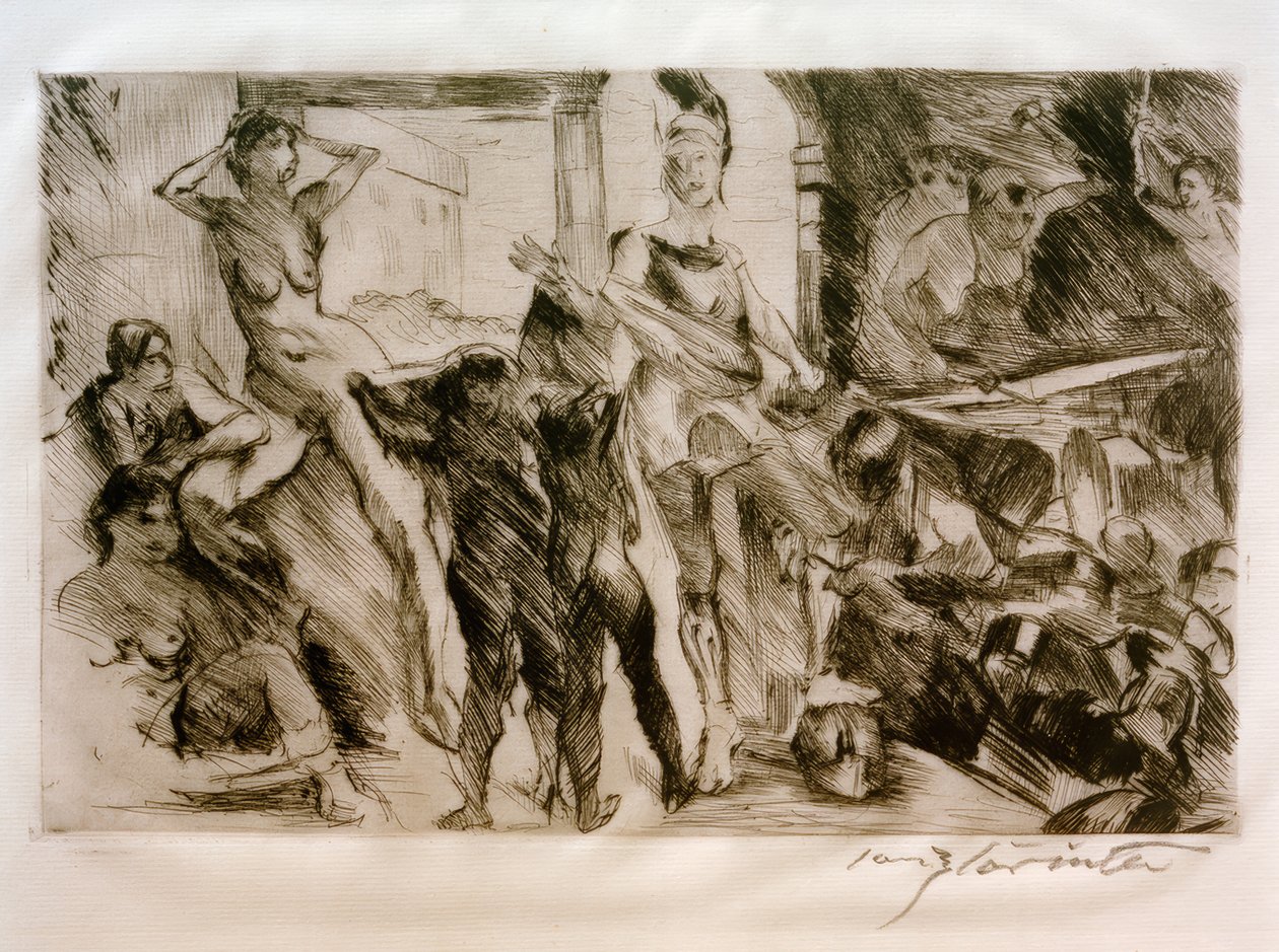 Výheň sopky od Lovis Corinth