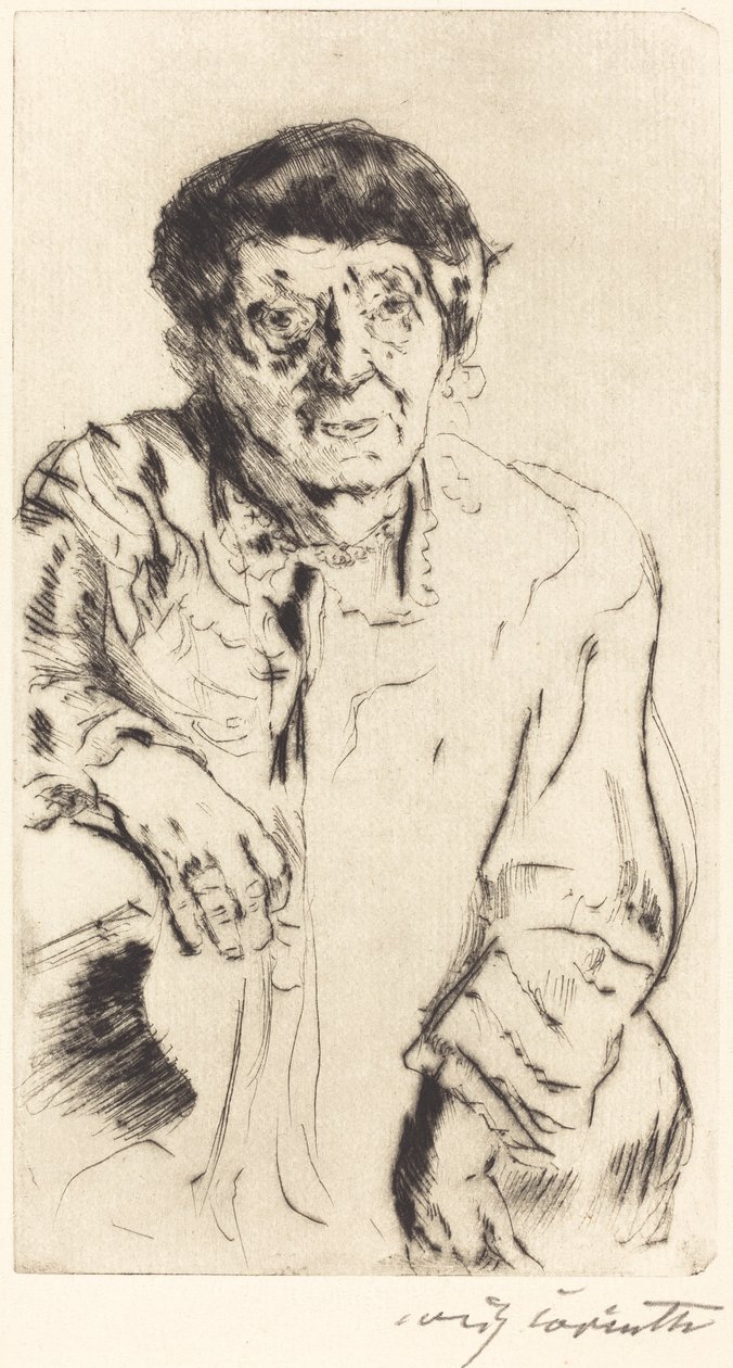 Tchýně tchyně, 1916. od Lovis Corinth