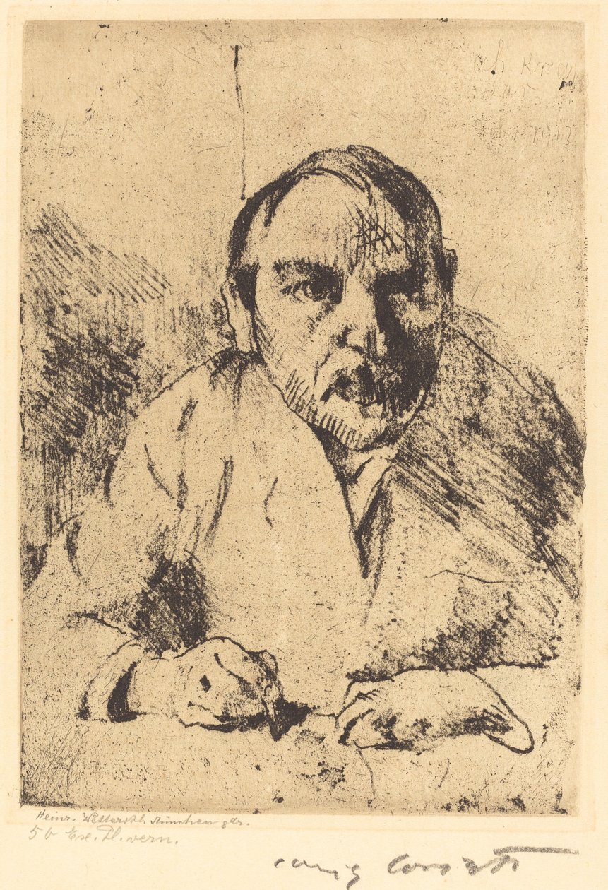 Autoportrét (Autoportrét) od Lovis Corinth