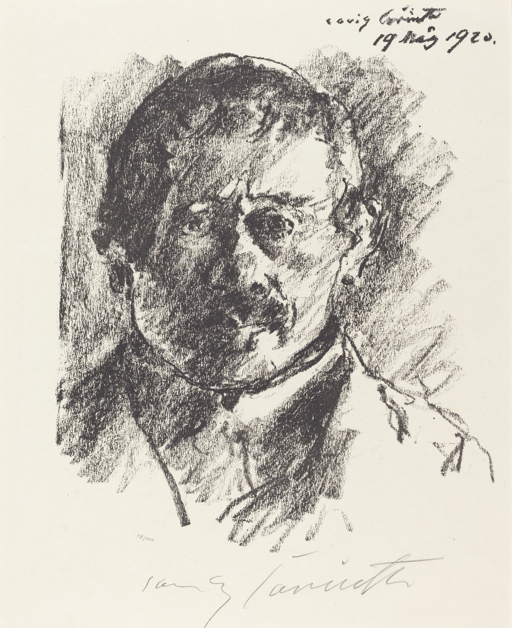 Autoportrét (Autoportrét) od Lovis Corinth