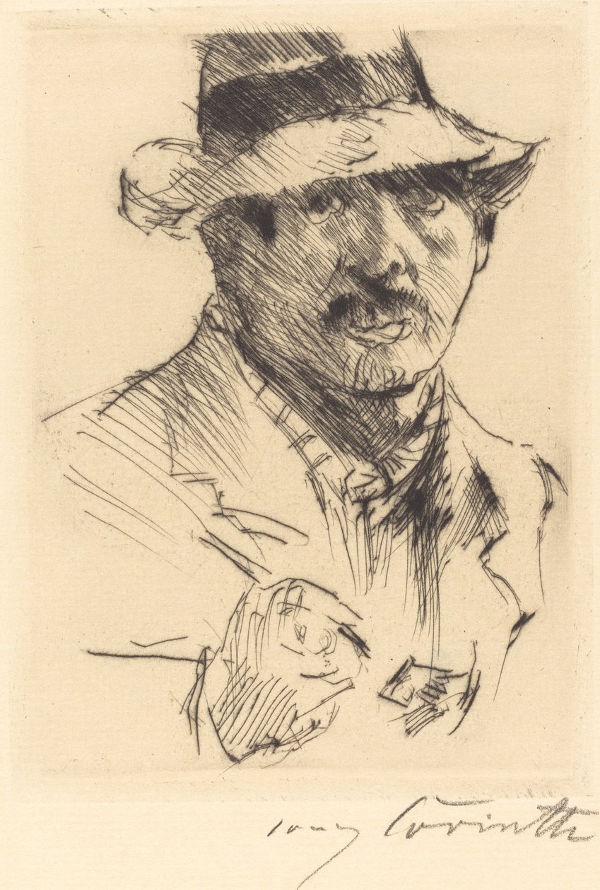 Autoportrét (Autoportrét) od Lovis Corinth