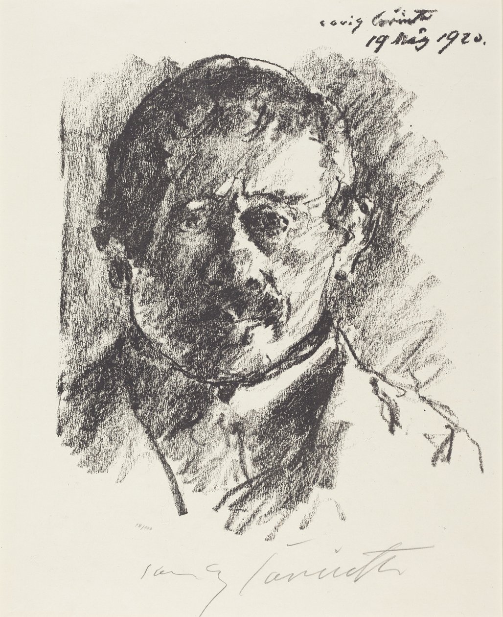 Autoportrét od Lovis Corinth