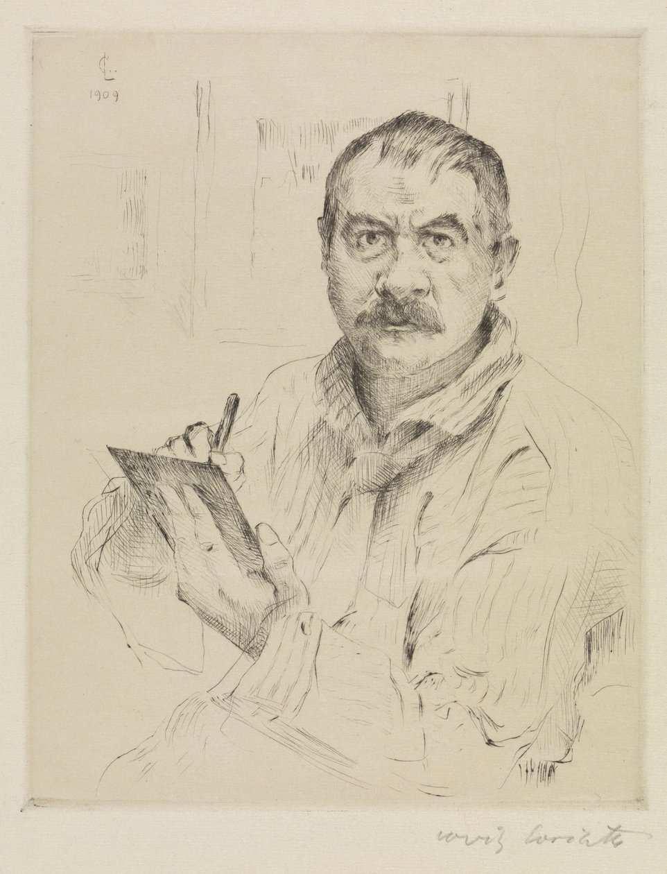 Autoportrét, lept od Lovis Corinth