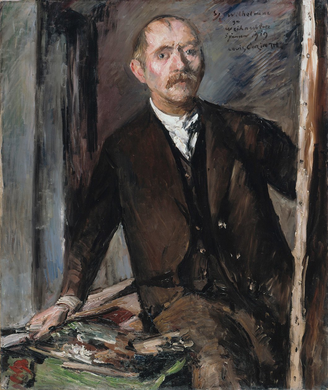 Autoportrét před malířským stojanem od Lovis Corinth
