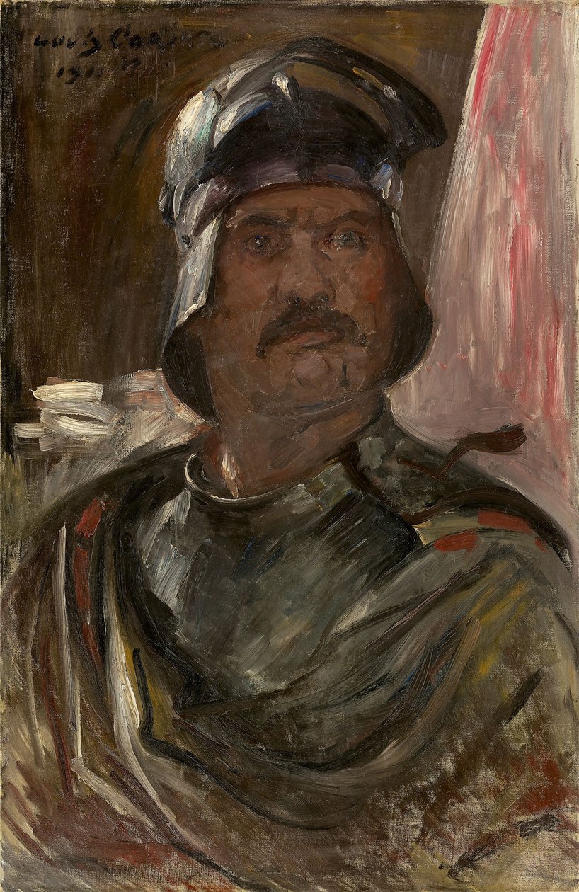 Autoportrét v brnění, 1911. od Lovis Corinth
