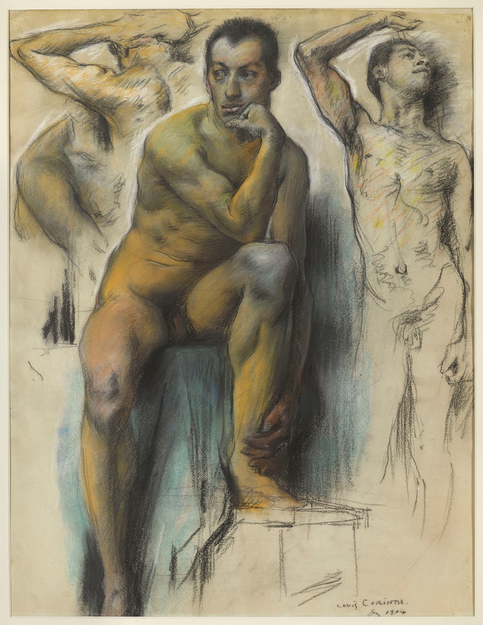 Studie mužských aktů od Lovis Corinth