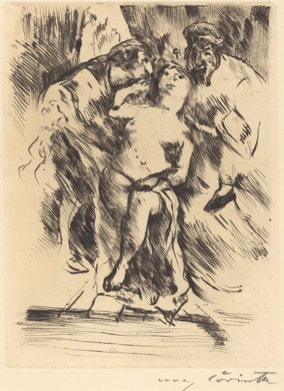 Susanna im Bade Susanna ve vaně, 1914. od Lovis Corinth