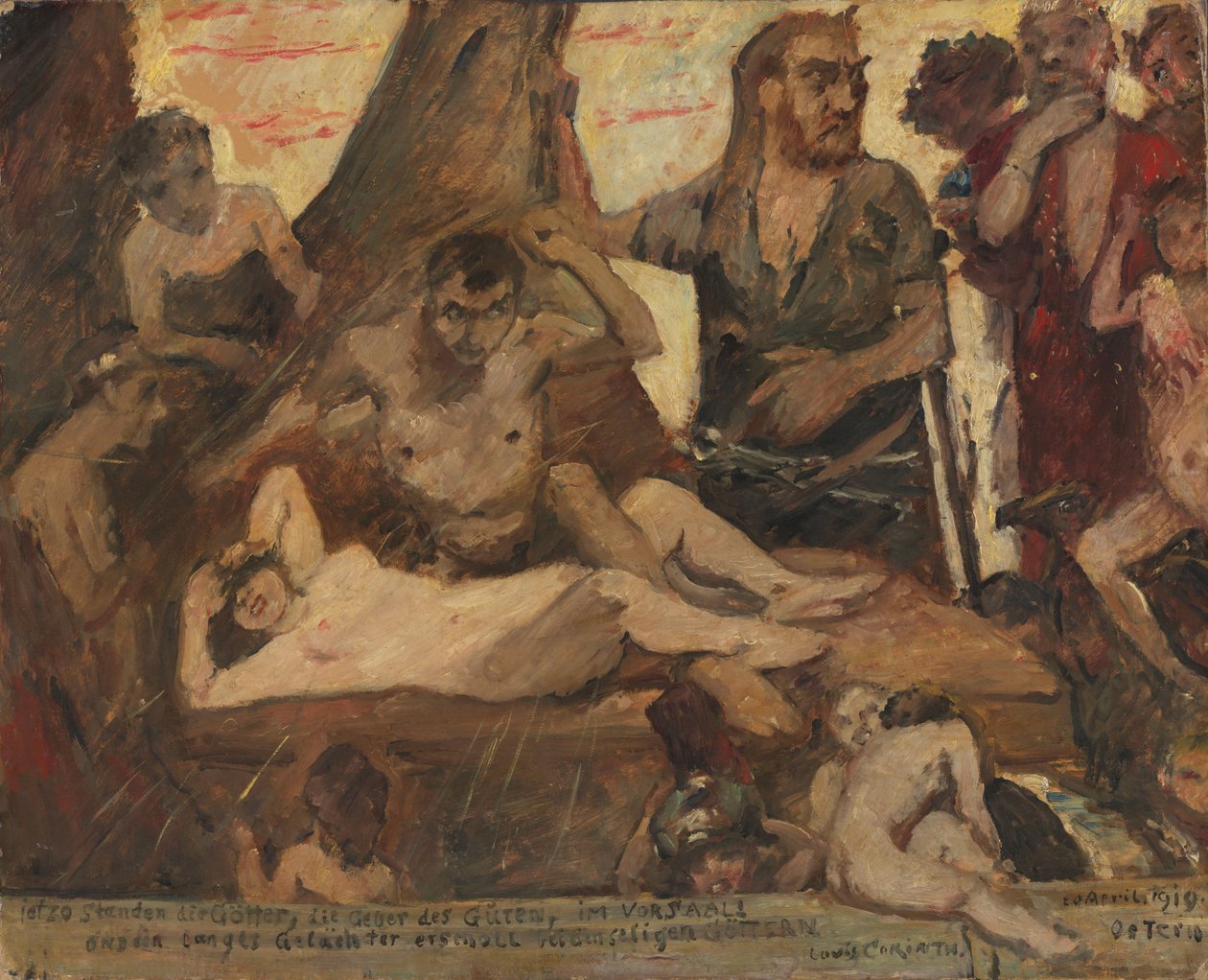 Homérský smích od Lovis Corinth