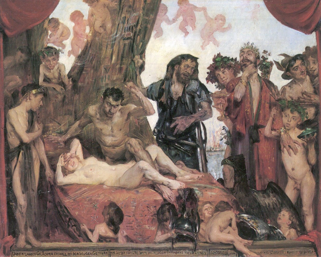 Homérský smích od Lovis Corinth