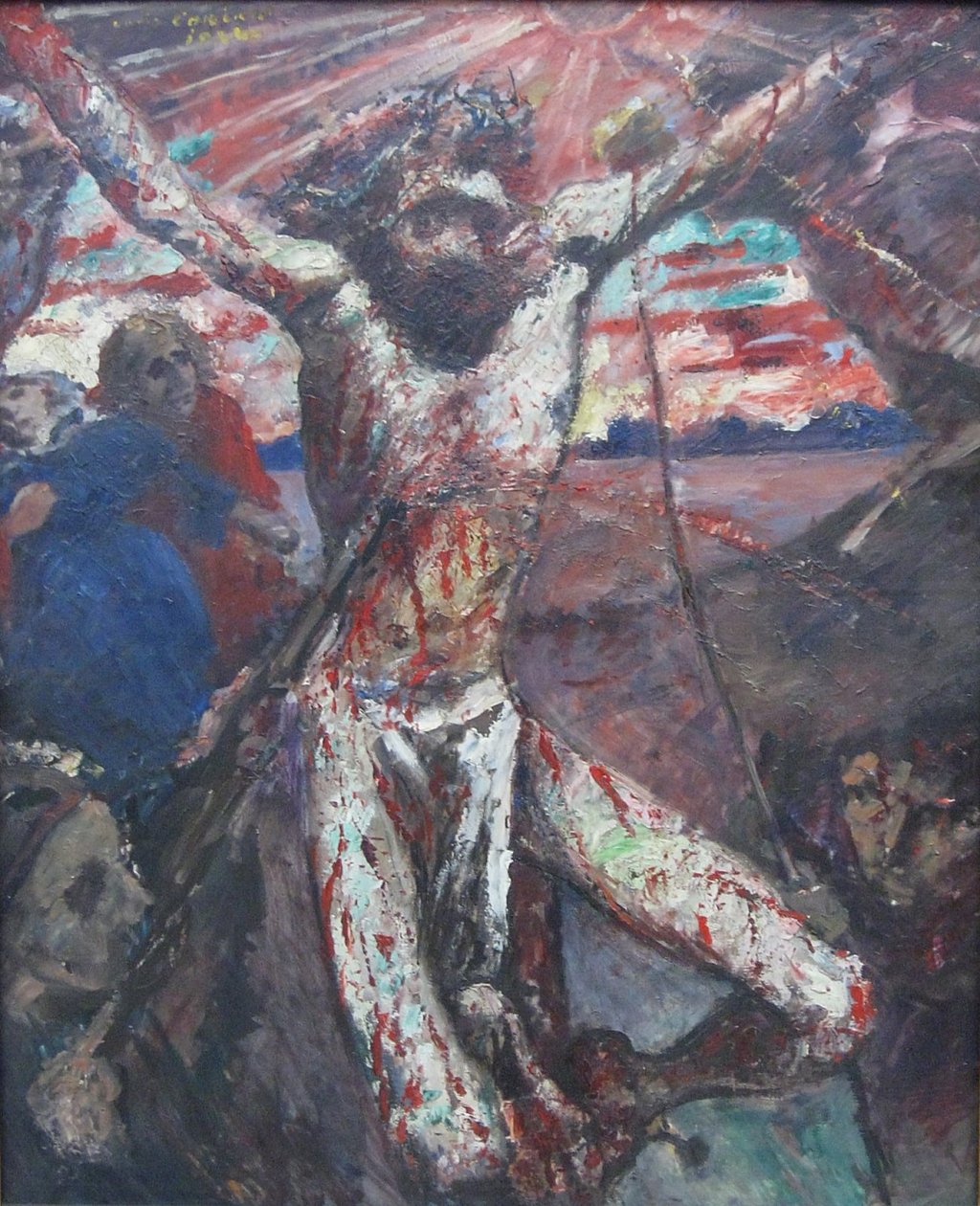 Rudý Kristus od Lovis Corinth