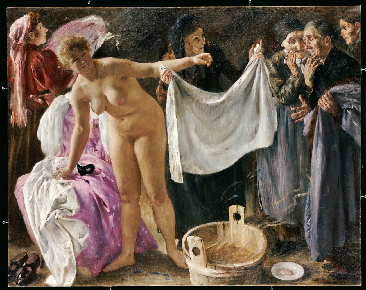 Čarodějky, 1897 od Lovis Corinth