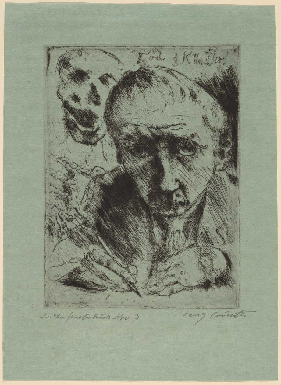 Smrt a umělec od Lovis Corinth