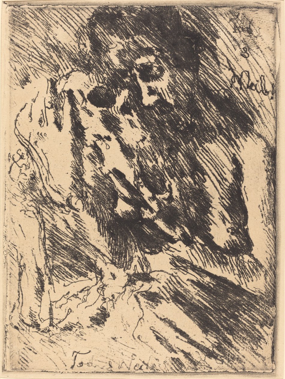 Tod und Weib Smrt a žena, 1921, publikováno 1922. od Lovis Corinth