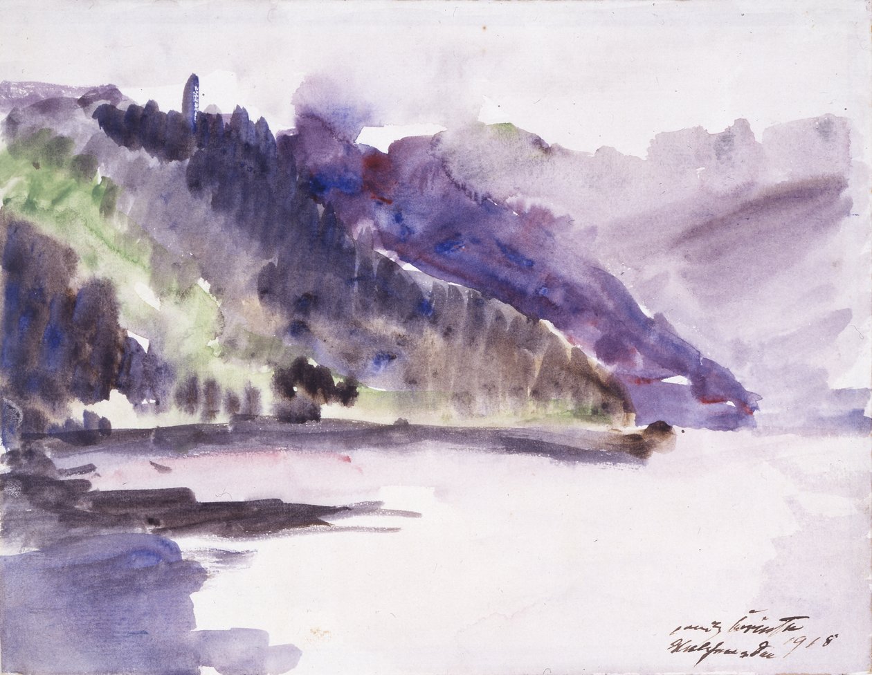 Walchenské jezero od Lovis Corinth