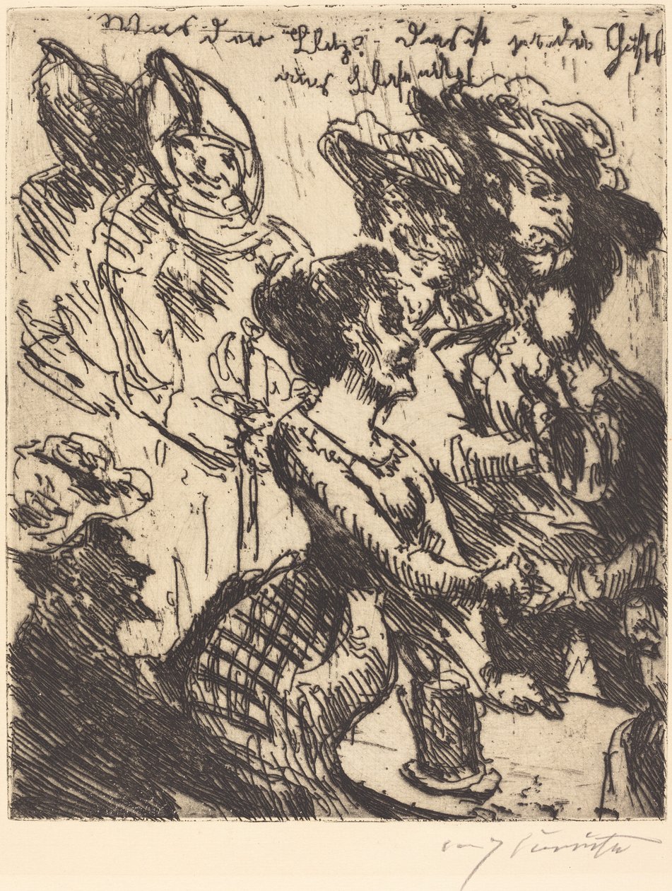 Jaký blesk! To je gustel blasewitze Co to je! Je to Gustel od Blasewitze, 1923. od Lovis Corinth