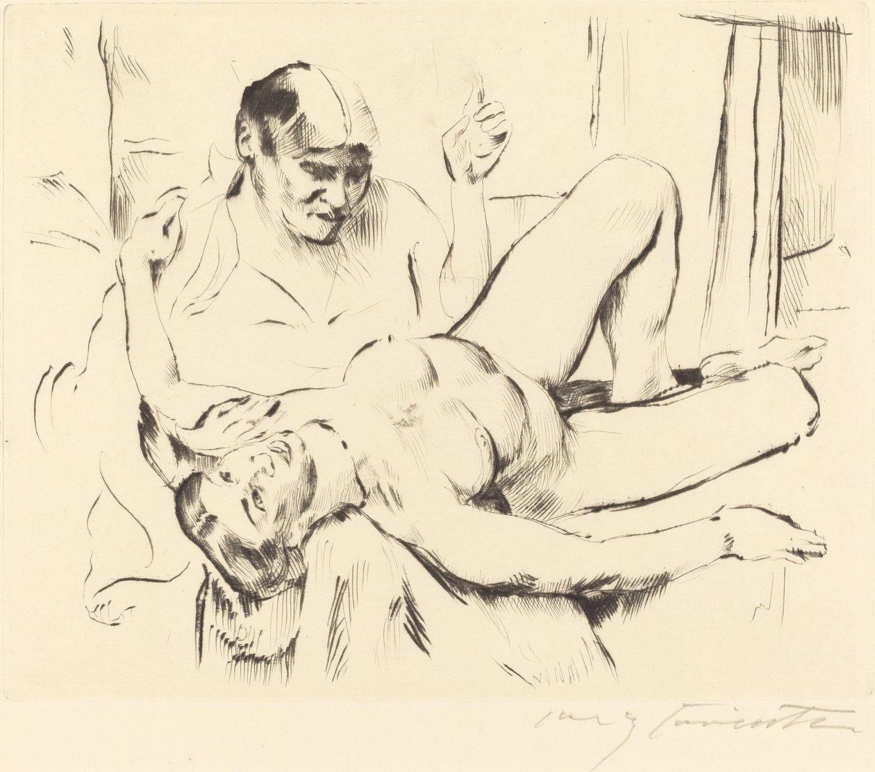 Věštění proroctví, 1914. od Lovis Corinth