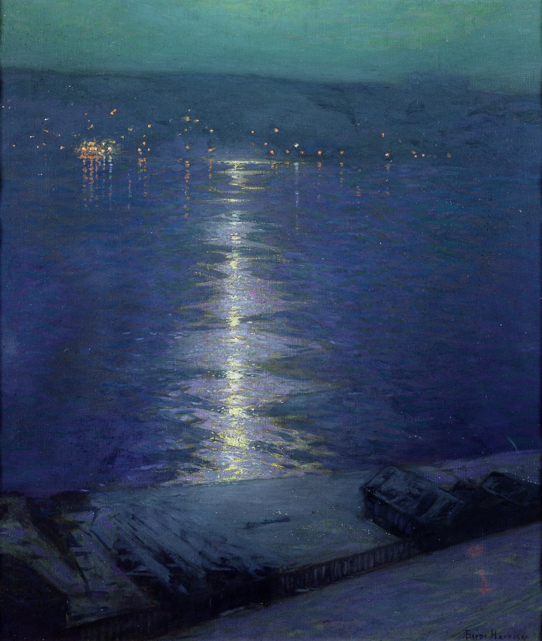 Měsíční svit na řece, 1919 od Lowell Birge Harrison